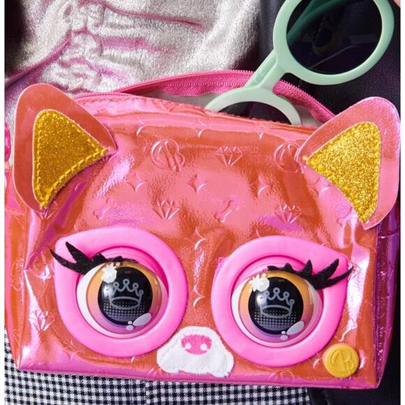 Purse Pets, Metallic Mood Flashy Frenchie Interactive Pet Toy Purse - Picture 2 of 5